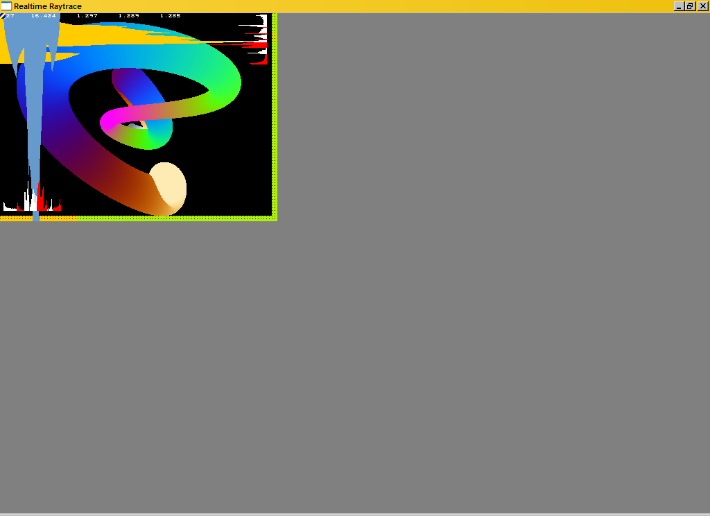 Realtime Raytrace window, a third capture