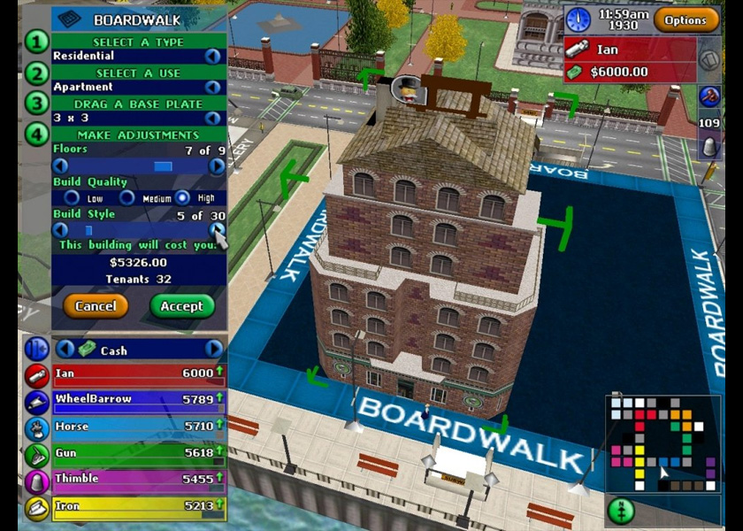 Monopoly Tycoon: a building