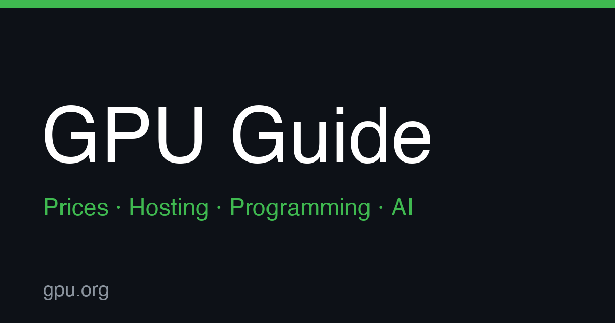 The gpu.org home page