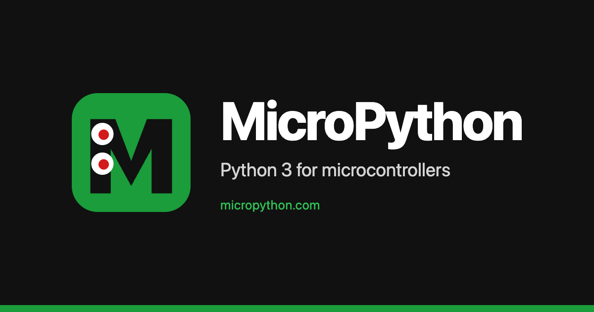 MicroPython, Python 3 for microcontrollers