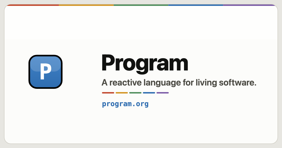 The program.org home page